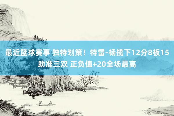 最近篮球赛事 独特划策！特雷-杨揽下12分8板15助准三双 正负值+20全场最高